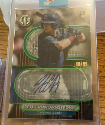 2024 Topps Tribute #TA-PC Pete Crow-Armstrong — front