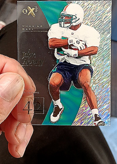 1997 Skybox E-X2001 #52 John Avery — front