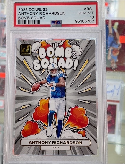 2023 Donruss #BS1 Anthony Richardson Bomb Squad — front