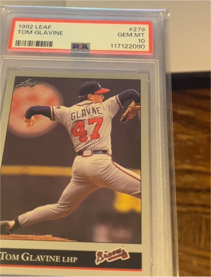 1992 Leaf #279 Tom Glavine — front
