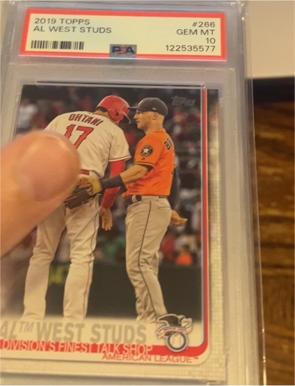 2019 Topps #266 Shohei Ohtani & Alex Bregman AL West Studs — front
