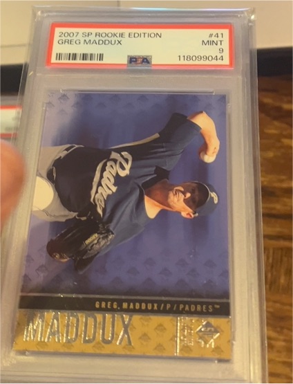 2007 SP Rookie Edition #41 Greg Maddux — front