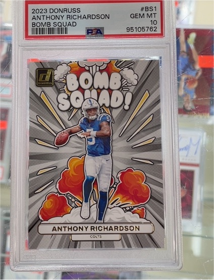 2023 Panini Donruss #BS-1 Anthony Richardson Bomb Squad — front