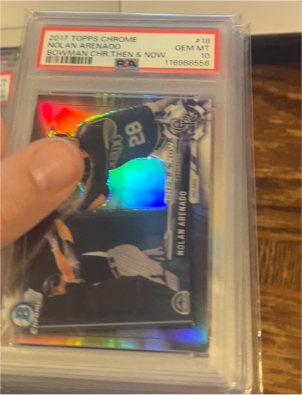 2017 Topps Chrome #18 Nolan Arenado — front