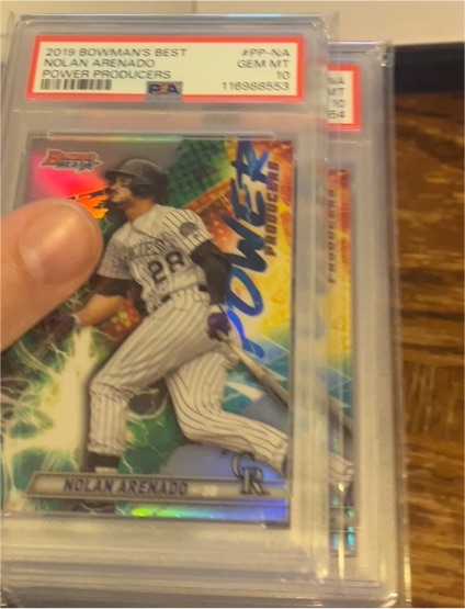 2019 Bowman's Best #PP-NA Nolan Arenado Power Producers — front