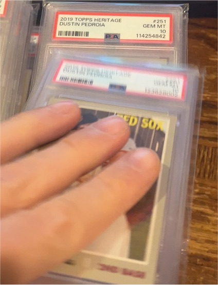 2019 Topps Heritage #251 Dustin Pedroia — front