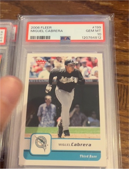 2006 Fleer #199 Miguel Cabrera — front