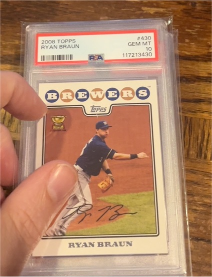 2008 Topps #430 Ryan Braun — front
