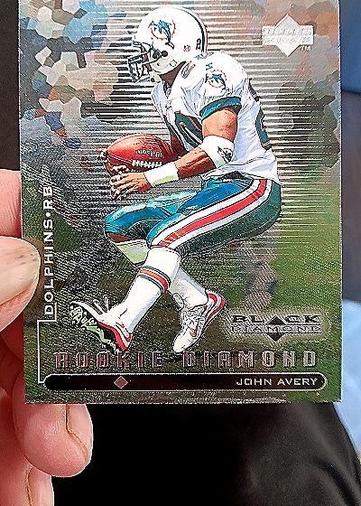 1998 Upper Deck Black Diamond Rookie Edition #103 John Avery — front