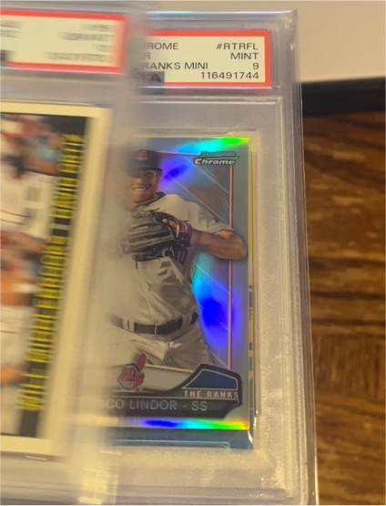2023 Bowman Chrome The Ranks Mini #RTRFL Francisco Lindor — front
