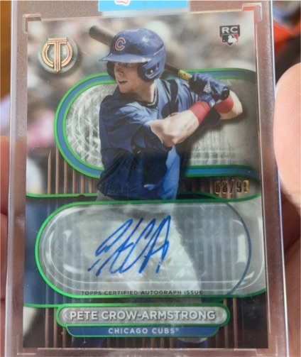 2024 Topps Tribute #TA-PC Pete Crow-Armstrong — front
