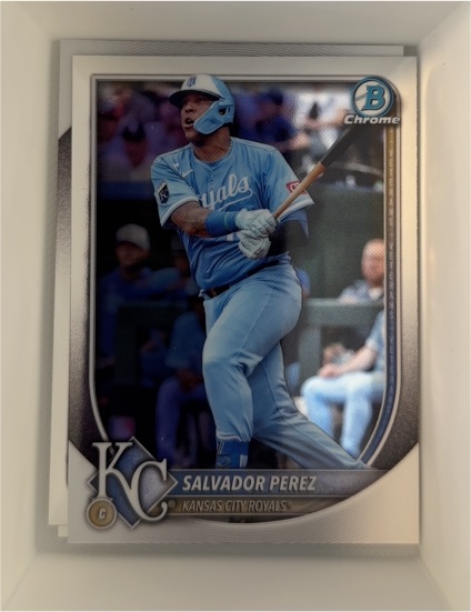 2025 Bowman Chrome #23 Salvador Perez — front