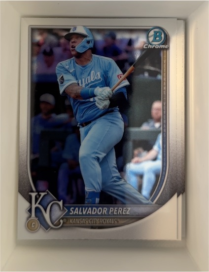 2025 Bowman Chrome #23 Salvador Perez — front