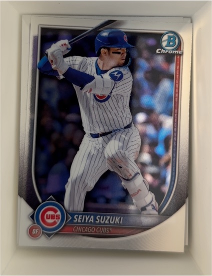 2025 Bowman Chrome #60 Seiya Suzuki — front