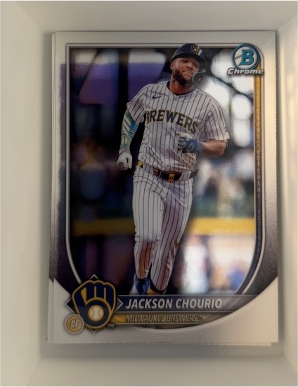 2025 Bowman Chrome #40 Jackson Chourio — front
