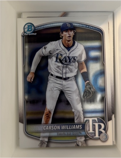 2025 Bowman Chrome #BCP-234 Carson Williams — front
