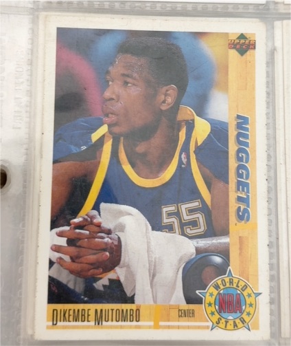 1991-92 Upper Deck #196 Dikembe Mutombo — front