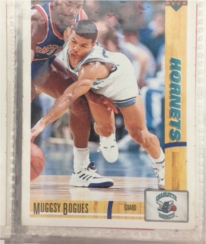 1991-92 Upper Deck #242 Muggsy Bogues Charlotte Hornets — front