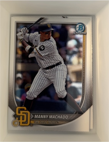 2025 Bowman Chrome #6 Manny Machado — front