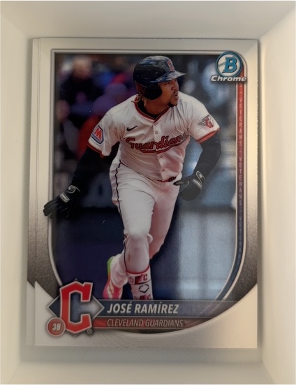2025 Bowman Chrome #21 Jose Ramirez — front