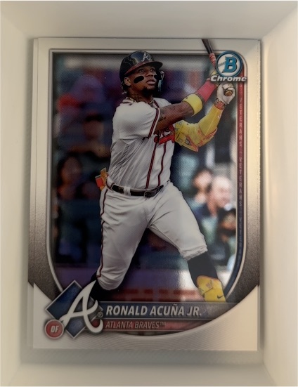 2025 Bowman Chrome #13 Ronald Acuna Jr. — front