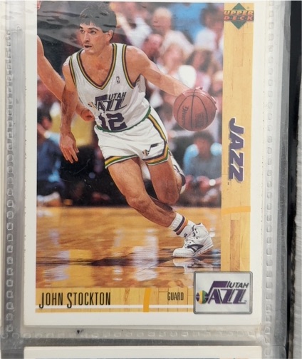 1991-92 Upper Deck #136 John Stockton — front