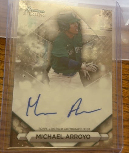 2023 Bowman Sterling Michael Arroyo — front