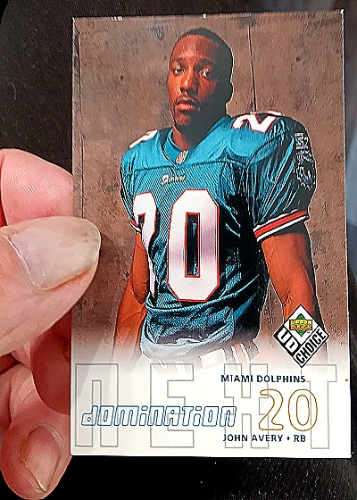 1998 Upper Deck Choice Domination #280 John Avery — front