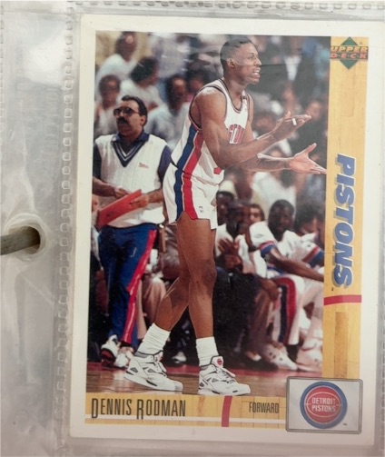 1991-92 Upper Deck #185 Dennis Rodman — front