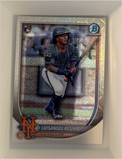 2025 Bowman Chrome #83 Luisangel Acuna — front