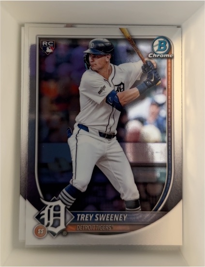 2025 Bowman Chrome #25 Trey Sweeney — front