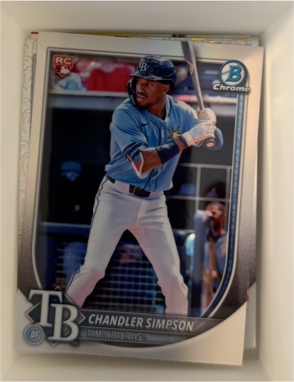 2025 Bowman Chrome #18 Chandler Simpson — front