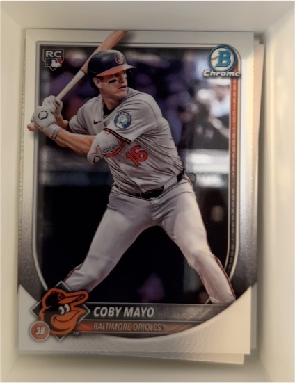 2025 Bowman Chrome #83 Coby Mayo — front
