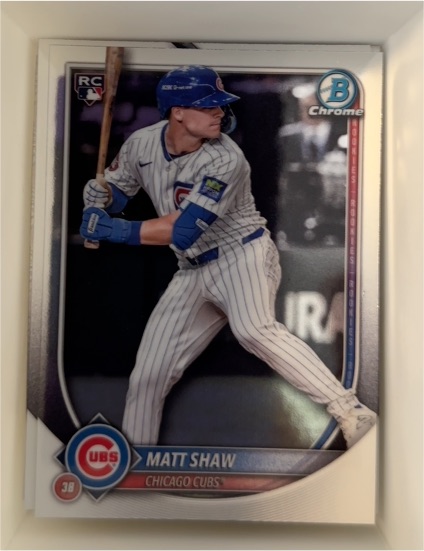 2025 Bowman Chrome #46 Matt Shaw — front