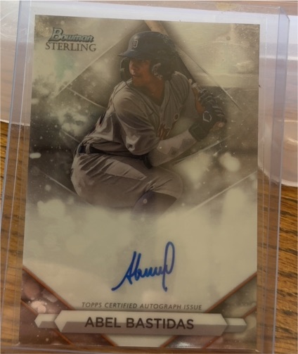 2023 Bowman Sterling #PA-AB Abel Bastidas Prospect Autograph — front