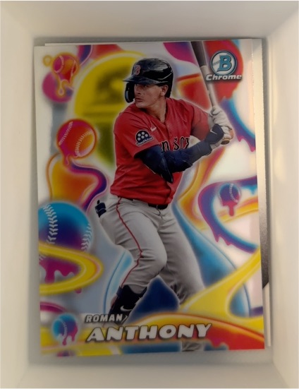 2025 Bowman Chrome #MM-13 Roman Anthony Melt Mashers — front