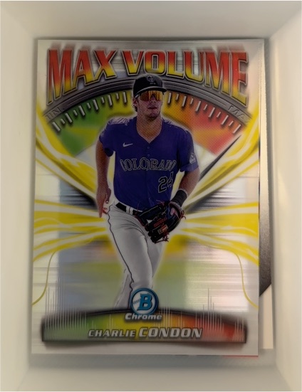 2025 Bowman Chrome Max Volume #MV-15 Charlie Condon — front