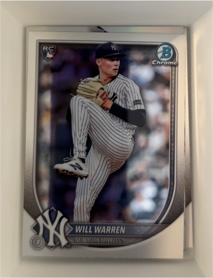 2025 Bowman Chrome #79 Will Warren — front