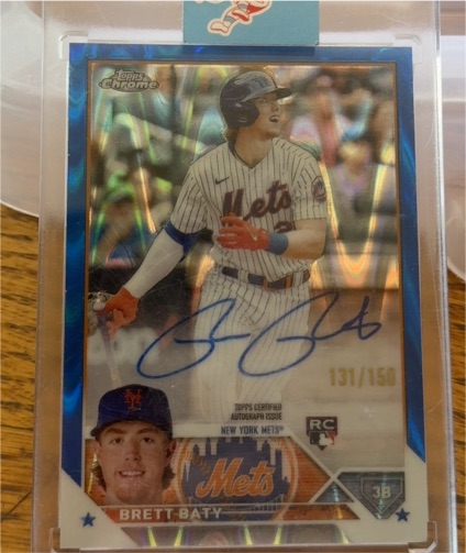 2023 Topps Chrome #RA-BBA Brett Baty — front