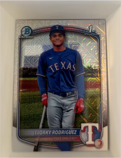 2025 Bowman Chrome #BCP-186 Elorky Rodriguez — front