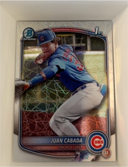 2025 Bowman Chrome #BCP-207 Juan Cabada — front