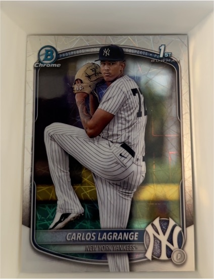 2025 Bowman Chrome #BCP-202 Carlos LaGrange — front