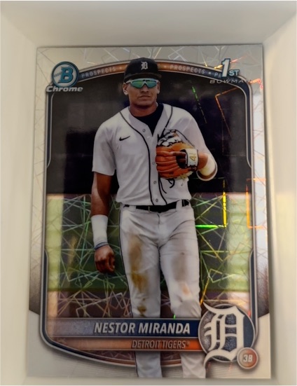 2025 Bowman Chrome #BCP-217 Nestor Miranda — front