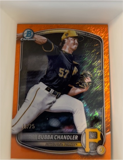 2025 Bowman Chrome #BCP-171 Bubba Chandler — front