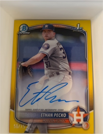 2025 Bowman Chrome #50 Ethan Pecko — front