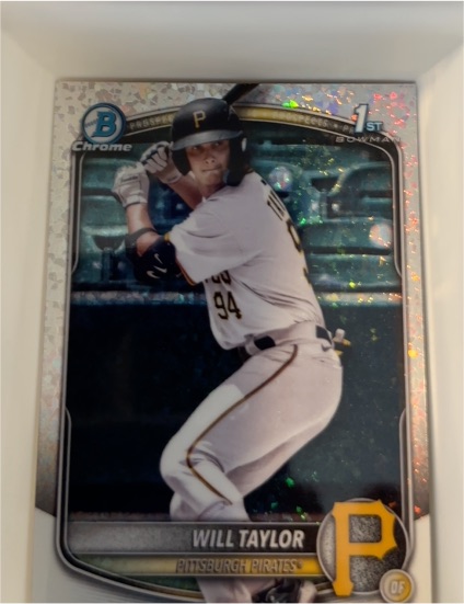 2025 Bowman Chrome #BCP-179 Will Taylor — front