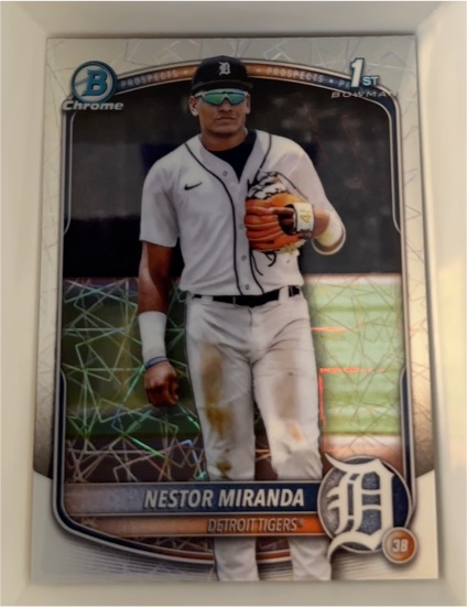 2025 Bowman Chrome #BCP-217 Nestor Miranda — front