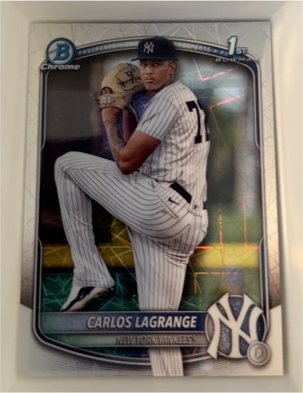 2025 Bowman Chrome #BCP-202 Carlos Lagrange — front