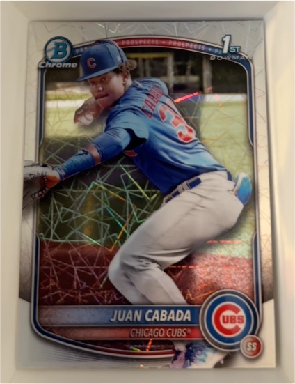 2025 Bowman Chrome #BCP-207 Juan Cabada — front