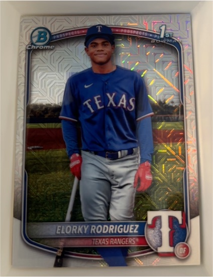 2025 Bowman Chrome #BCP-186 Elorky Rodriguez — front